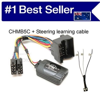 BMW X3 SERIES 2004-2010 STEERING WHEEL INTERFACE + LEARNING CABLE AERPRO CHBM5C