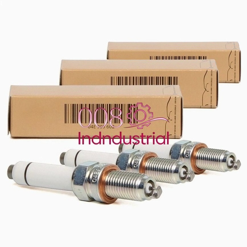4X Spark Plugs NEW 04E905602 For Q2 Q3 A3 Jetta Golf Tiguan Polo 1.4T EA211
