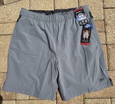 Speedo Men's Tech Volley Swim Shorts w/ Comfort Liner Gray Medium 32/34