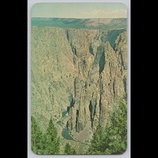 Antique Postcard Black Canyon of the Gunnison Colorado National Park