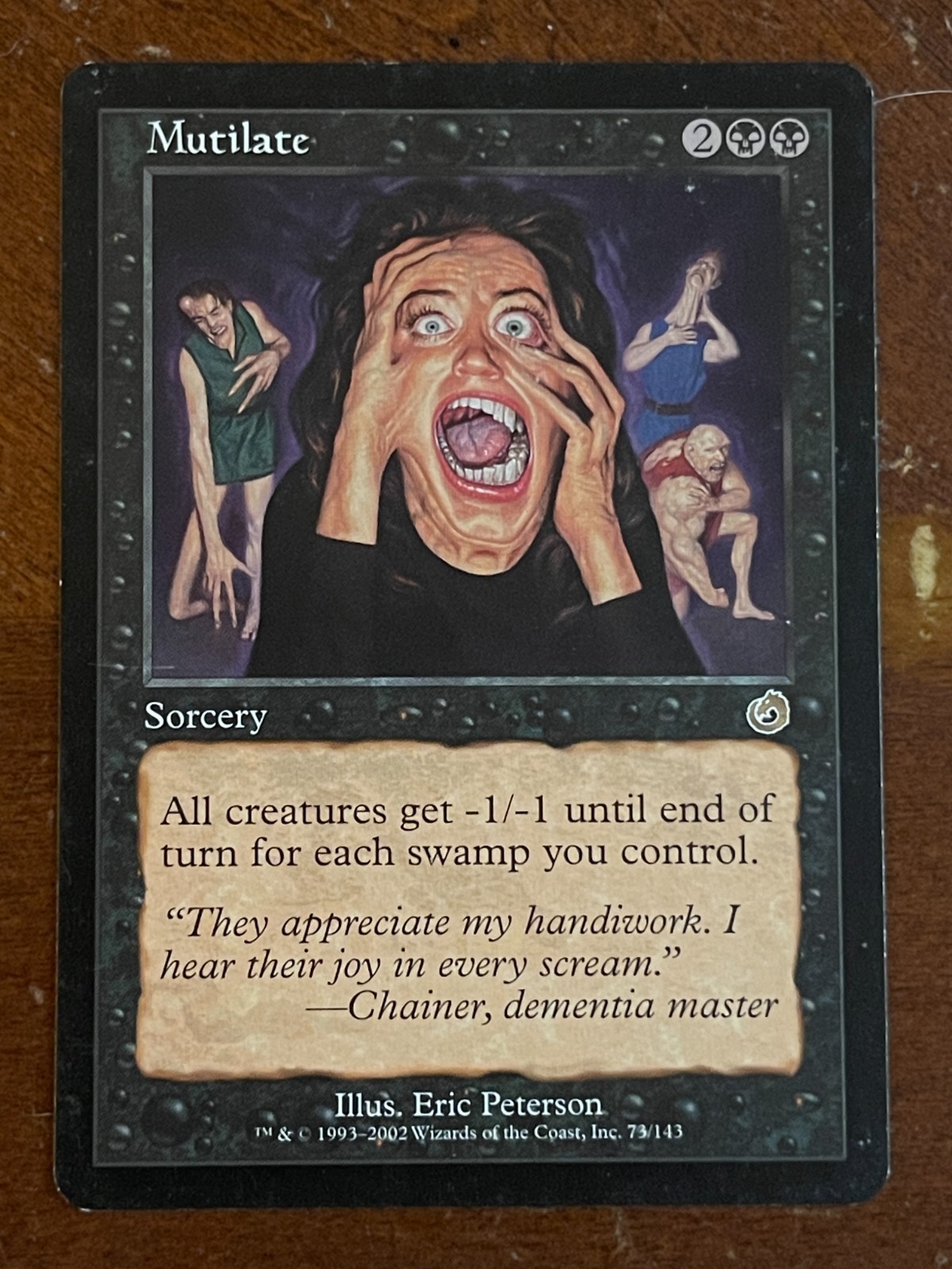 MTG Magic the Gathering Torment Mutilate LP