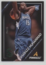 2013-14 Panini Pinnacle Green Artist Proof 24/25 Shabazz Muhammad #34 n3j