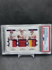 2021 Panini Flawless Patrick Mahomes/Montana/Dawson Triple Patch /10 PSA 9