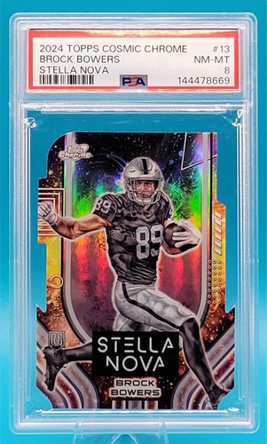 Brock Bowers #STN-13 2024 Topps Cosmic Chrome Stella Nova card