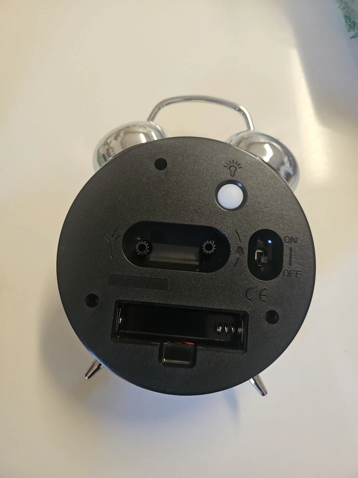 Analog Alarm Clock Luminous Dial Classroom Housewarming Silent Non Ticking A21 - Image 2 of 4