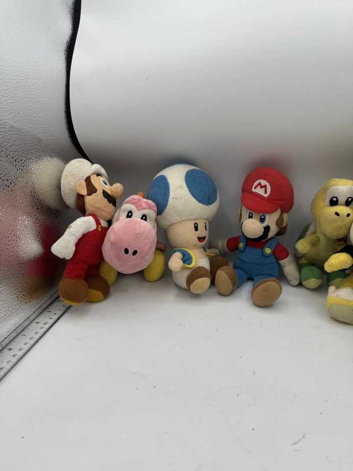 Lote de brinquedos de pelúcia Super Mario – Personagens Nintendo – Mario, Luigi, Yoshi e mais - Imagem 4 de 4