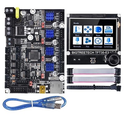 32-Bit SKR Mini E3 V2.0 Control Board with E3 V3.0 Display for Enhanced Printing