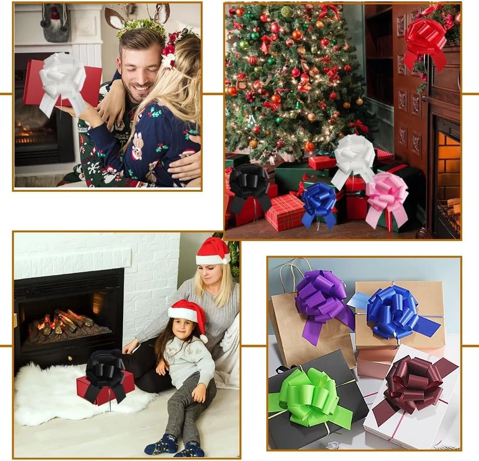 16 Pcs Pull Bows for Gift Wrapping,6 Inch 16pcs Mixed Color - Image 4 of 4