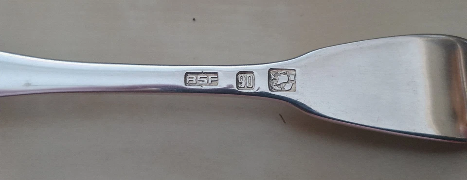 BSF Palais Besteck 6 Kaffeelöffel 90er versilbert ca. 13 cm Art. 781/05.23 - Bild 3 von 3