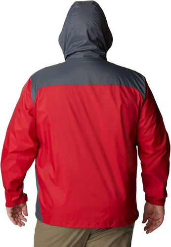 Columbia Men's Glennaker Lake Rain Jacket | Mountain Red | Size-XL. - Picture 6 of 7