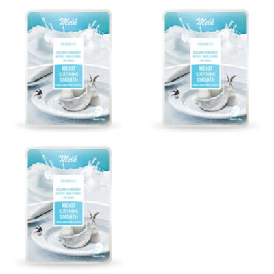 Deoproce Color Synergy Effect Sheet Mask Sky Blue Swallow's Nest Milk 20g*15ea