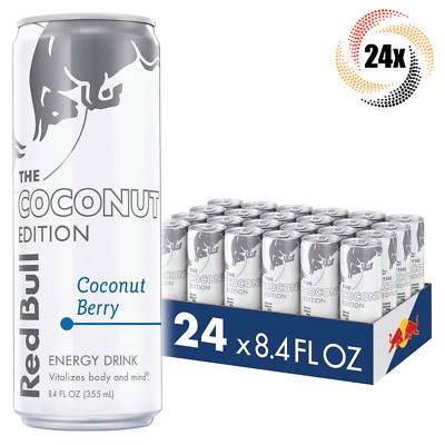 Full Case 24x Cans Red Bull Coconut Edition Coconut Berry Energy Drink | 8.4oz |