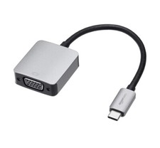 Image of USB-C to VGA Video External Adapter Converter Cable for Mac PC Laptop Win 10/11