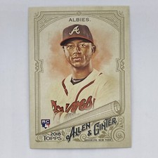 2018 Topps Allen & Ginter Ozzie Albies #116 Rookie Card (RC). rookie card picture