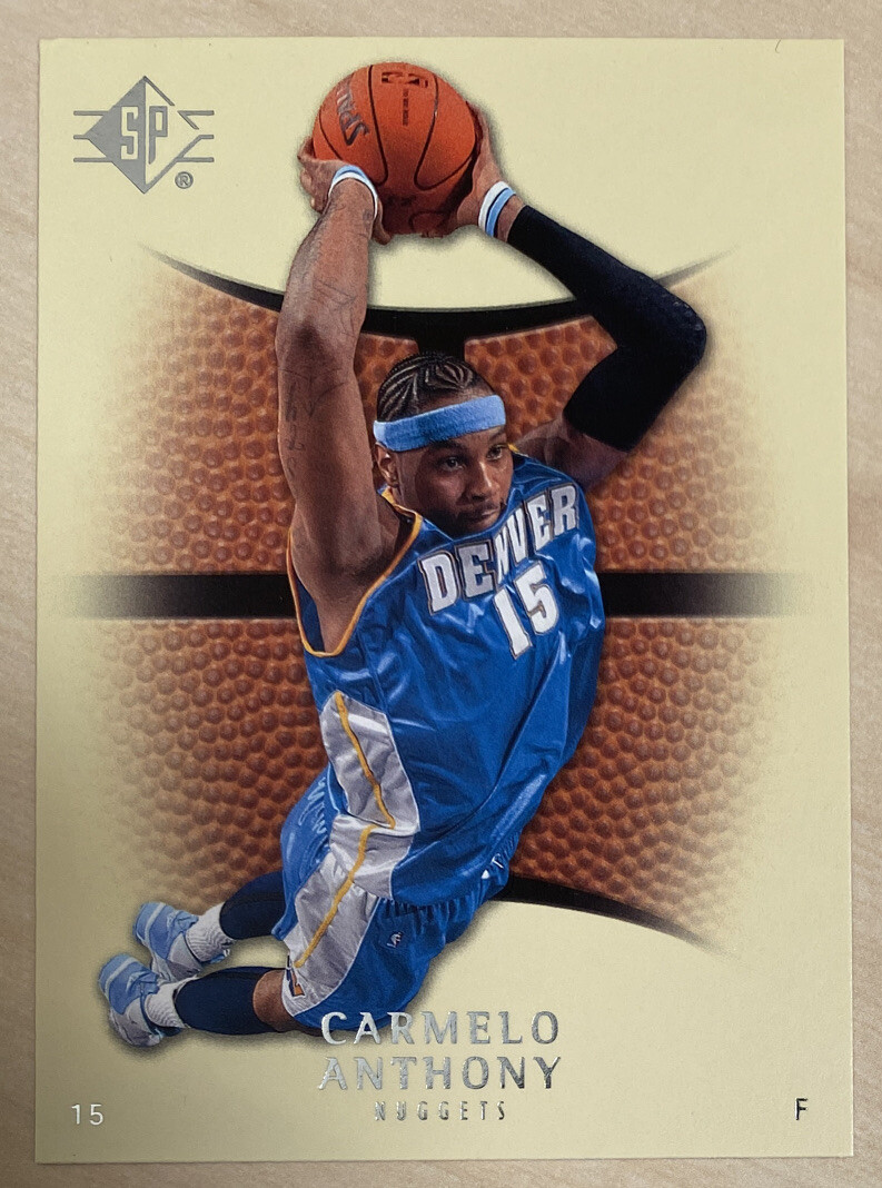 CARMELO ANTHONY - 2007-08 SP Authentic #67 - DENVER NUGGETS | eBay