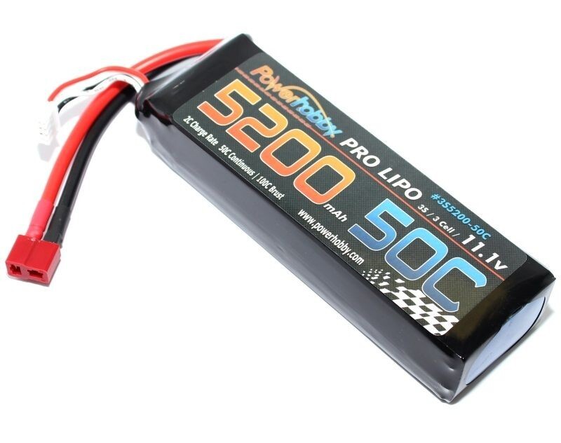Power Hobby 5200mAh 11.1V 3S 50C LiPo Battery Item