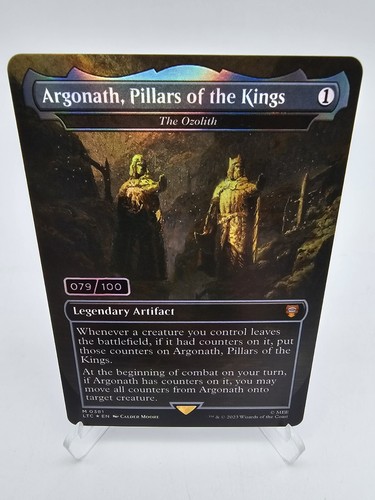 MTG Lord of the Rings Argonath, Pillars of the King The Ozolith Serial 079/100 - Bild 1 von 2