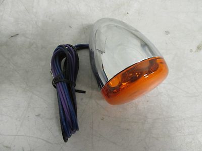 Chris Products Chrome Nickel Turn Signal w/Red & Amber Lens - 8887A-BN