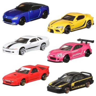 Hot Wheels Street of Japan Multipack HRX54 6-Car Set