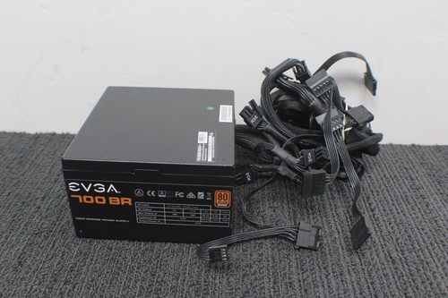 EVGA 700 BR 700W Bronze Power Supply - (100-BR-0700-RX) - W/Power Cord.