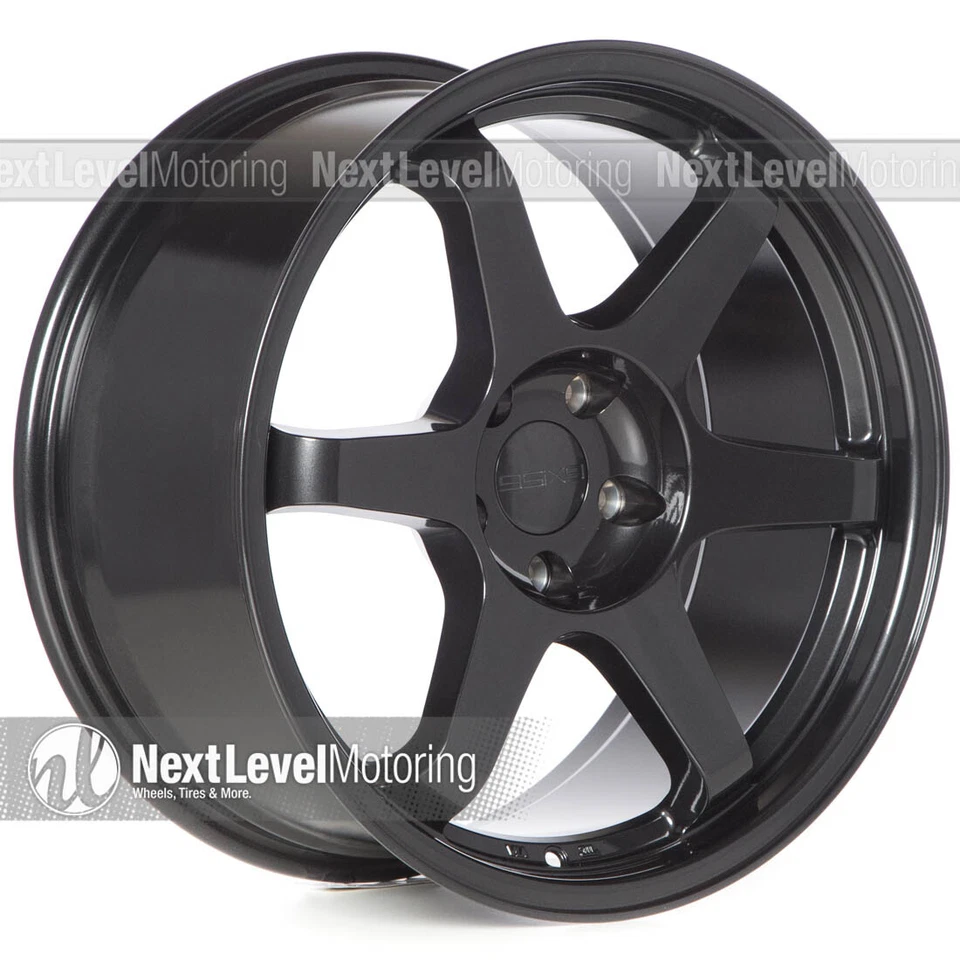 9SIX9 SIX-1 18x8,5 5x114,3 +35 GRIS CARBONO ESTILO TE37 LLANTA CÓNCAVA JDM Foto 2 de 4