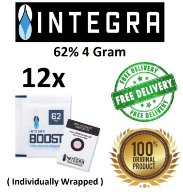 Integra Boost 62% 4 Gram with Indicator | 12x Individually Wrapped Packets!
