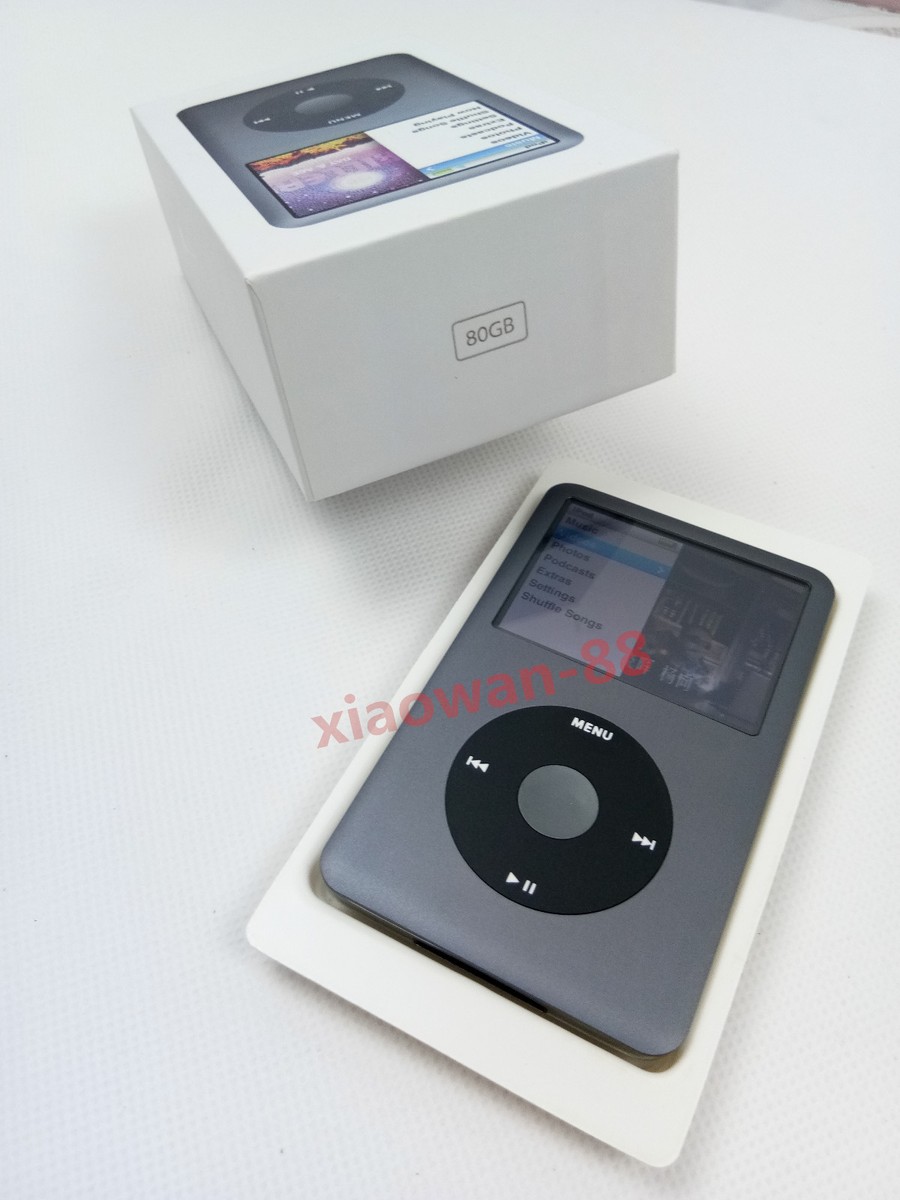 🔥New Apple iPod Classic 6th Generation 80GB Black Silver 🔥New Apple iPod Classic 6th Generation 80GB Black Silver