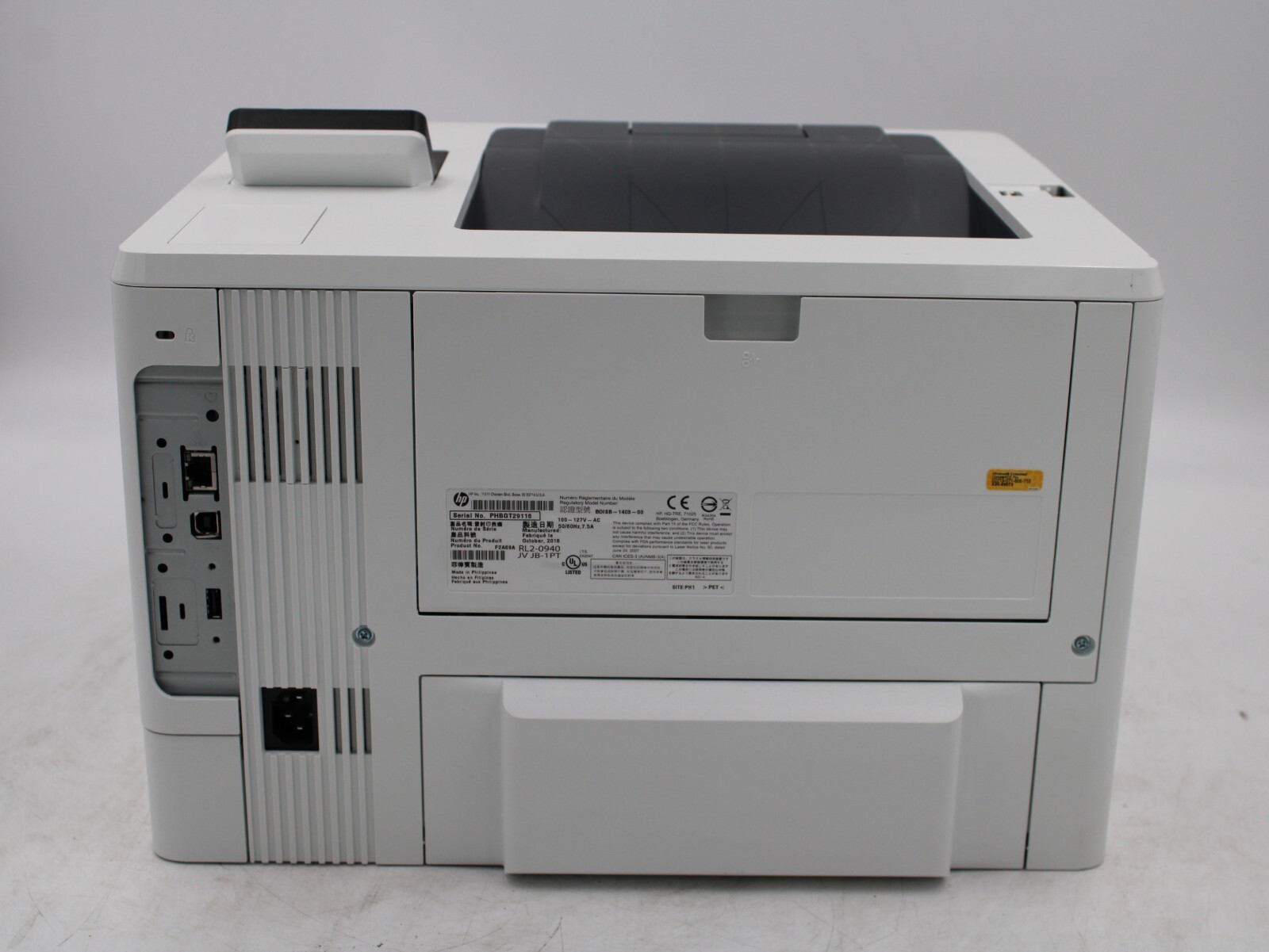 HP LaserJet Enterprise M506 Monochrome Laser Printer With Toner TESTED