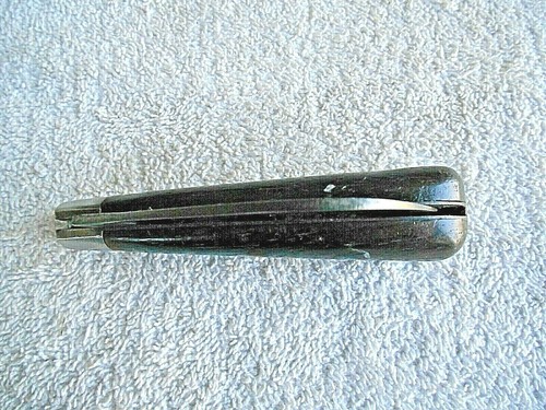 VINTAGE Camillus Cutlery Co. Hawk Bill Knife WOOD HANDLES 4" - Picture 10 of 11