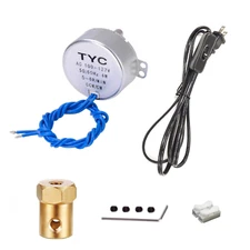 Electric Synchronous Synchron Motor 50/60Hz AC 100~127V 4W CCW/CW for Hand-Made,