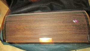 Mini Guzheng (Mini PortableKoto, Gayagum) 34"(87cm). 21 strings, 便携半筝，21弦,