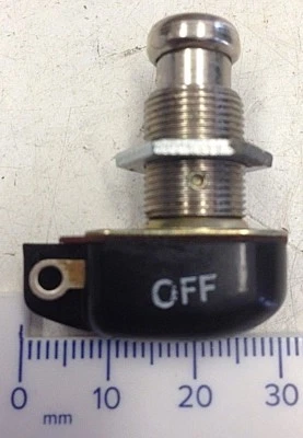 Foot switch - ARROW - British Made - PUSH to MAKE-momentary acting