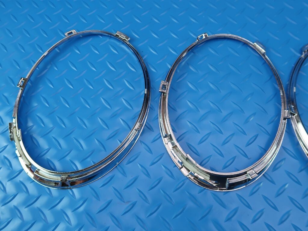Bentley Gt Gtc Flying Spur face lift headlight chrome trim rings #9356