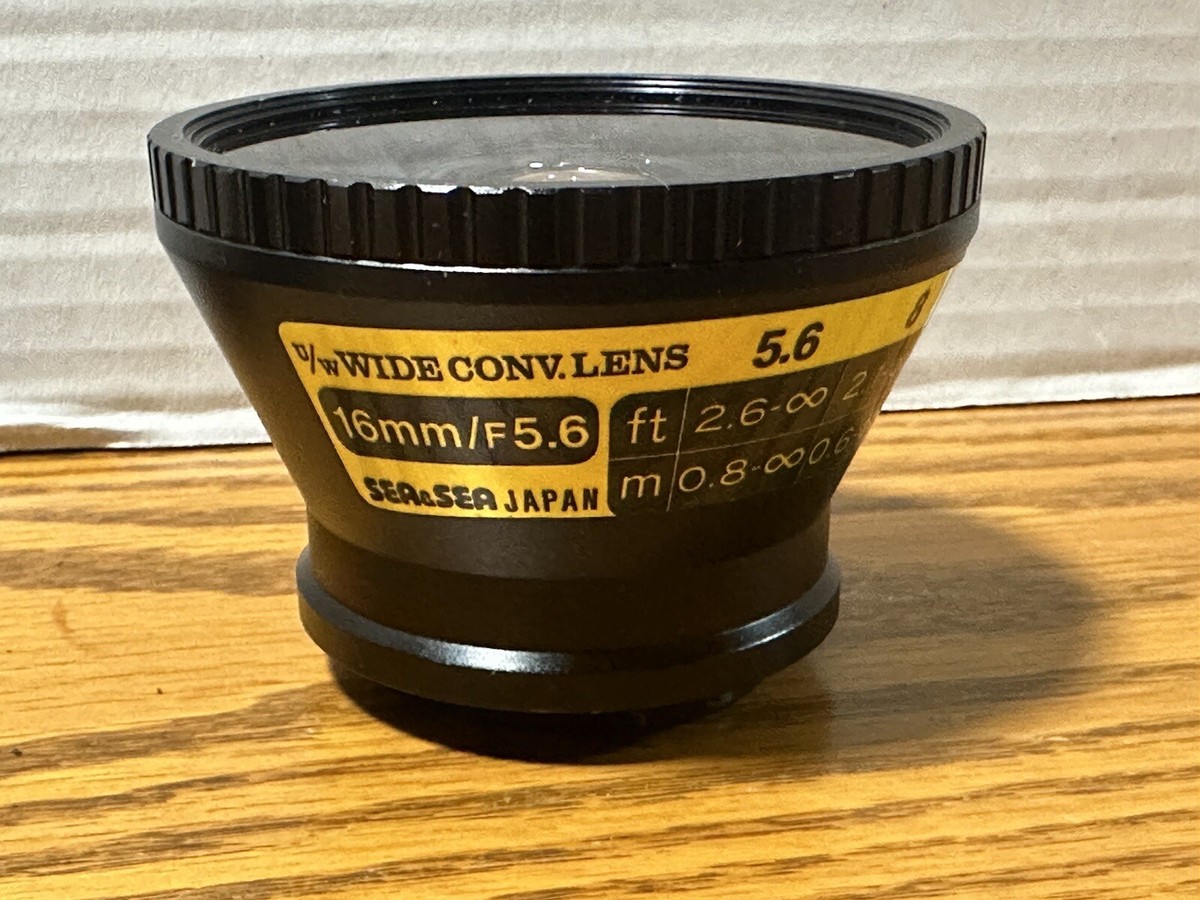 SEA & SEA Underwater 16mm/F5.6 Wide Conv. Lens for Moto Marine II