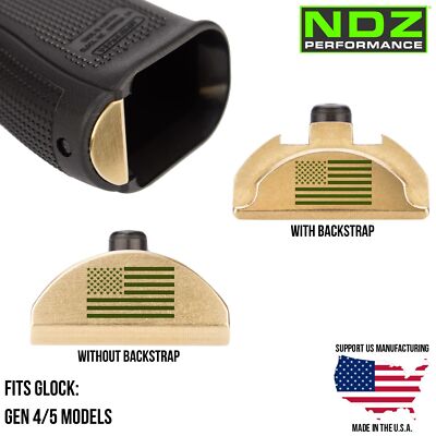 NDZ Brass Weighted Grip Frame Slug Plug for Glock Gen 4/5 17 19 22