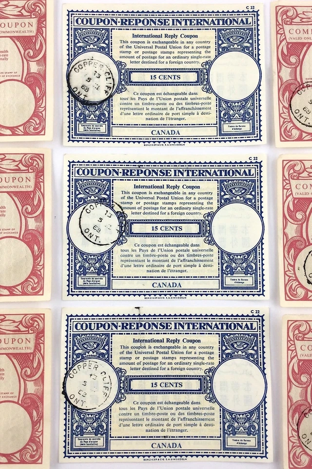 Commonwealth Reply Coupon Canada International Reply Copper Cliff Stamp S542 - Image 4 of 4