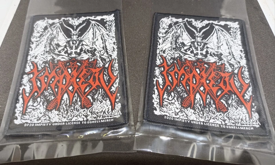 Impiety Woven Patch Official License By Eghellmerch 2pcs - Image 2 of 2