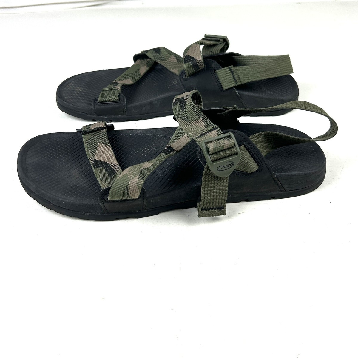 Chaco Like New Camo Sport Sandals Mens 12 Chaco Z Classic Sport Sandal Mens 12 Green Camoflauge Black  main image 4