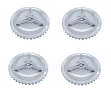 Set4 Chrome 13 Oldsmobile Fiesta Style Hubcaps Crossbar