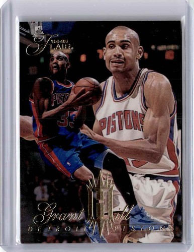1994-95 Flair Grant Hill Basektballkarte Detroit Kolben #213