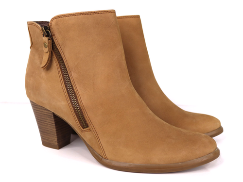 Sandler 'Yates' Tan Nubuck Leather Ankle Boots size 42 - Picture 2 of 11