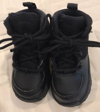 Nike Manoa Leather TXT TD ACG SIZE 6C.Toddler Boots Black 613548-001 SHOESz EUC