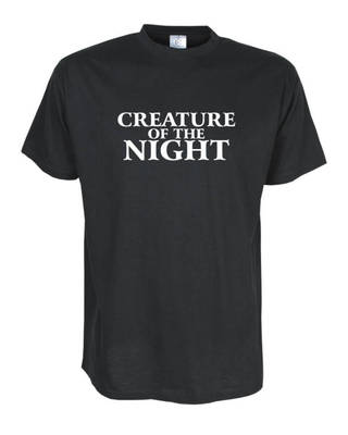 Creature of the night T-Shirt, Funshirts, große Größen und Übergrößen (UGRBL112)