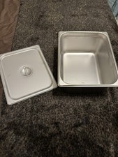Winco 1/2 Steam Pan 6  And Cover Combo