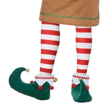 Elf Shoes Boots Christmas Santa Helper Adult Costume Accessory 