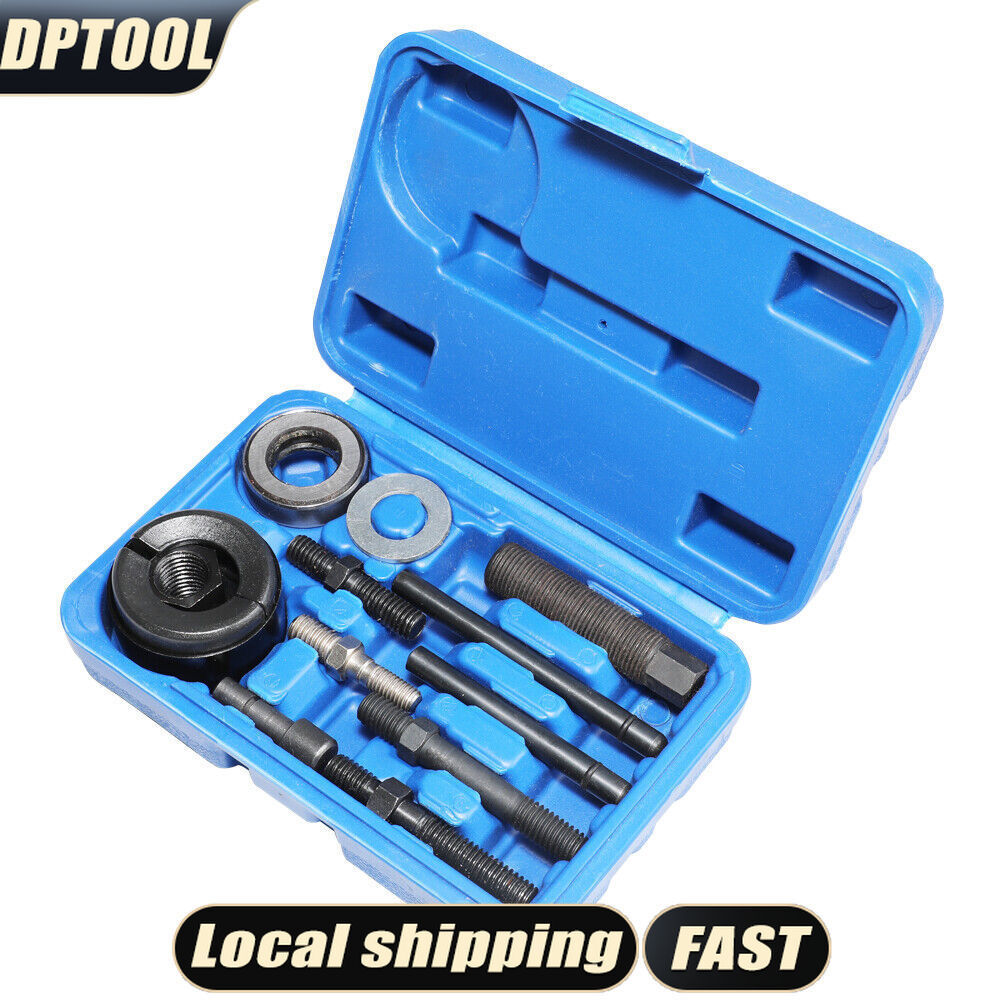 Pulley Puller and Installer Power Steering Pump Remover Alternator AC 14PC Kit