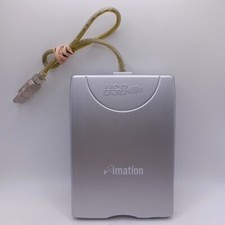 Imation Smart Disk Mitsumi D353FUE USB External Floppy Disk Drive Silver Tested