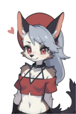 Loona Helluva Boss Weatherproof Anime Sticker 6