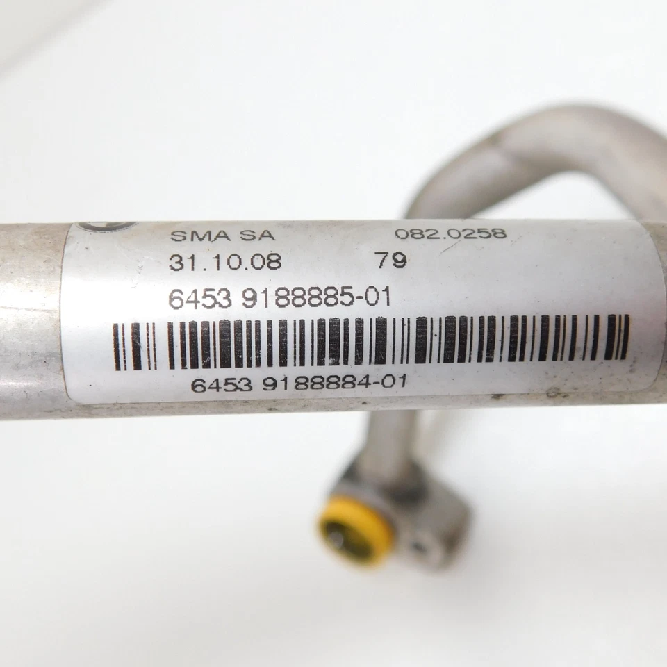 07-13 BMW N51 N52N 3.0 Motor Compresor AC Inferior Condensador Presión Manguera Tubo Foto 4 de 4