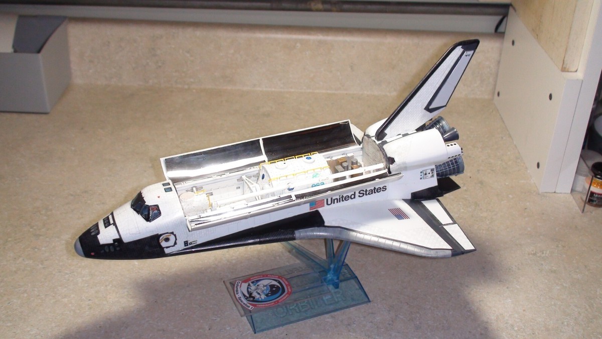 Shuttle Orbiter Late-Era FIB & White Tile Decal Set – Lake County SpacePort – 3 Scales Available